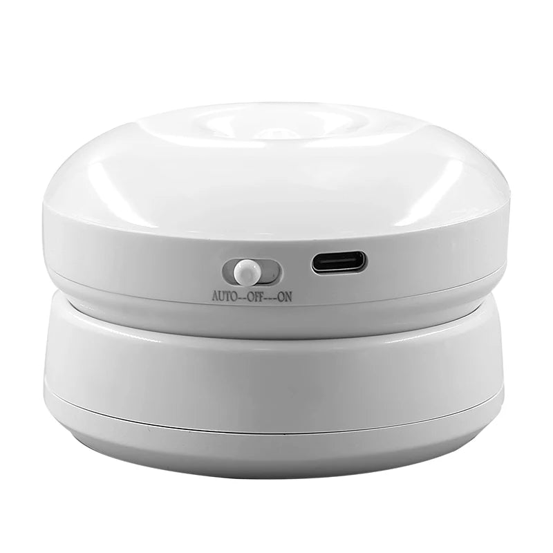 Moktan Sabai 360° Rotating Magnetic LED Night Light Motion Sensor USB Rechargeable Lamp WHITE Cold White