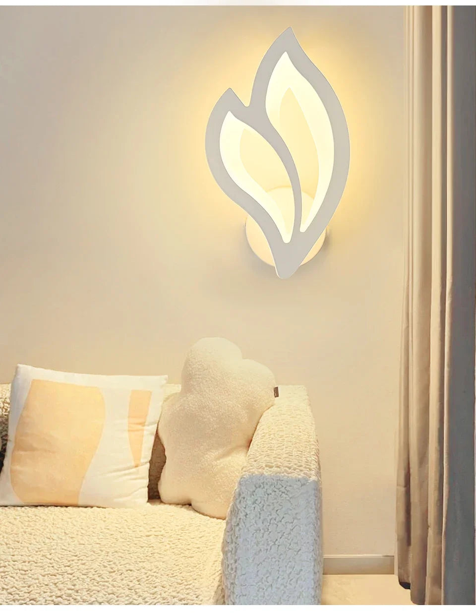 Moktan Sabai Modern LED Wall Lamp – Luxury Indoor Light for Living Room & Bedside Wall Decor