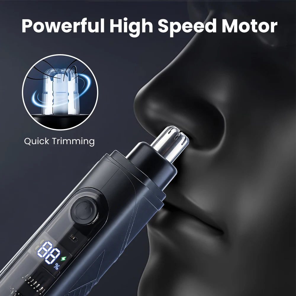 Moktan Sabai Electric Nose Hair Trimmer USB Rechargeable Ear & Nose Hair Remover for Men