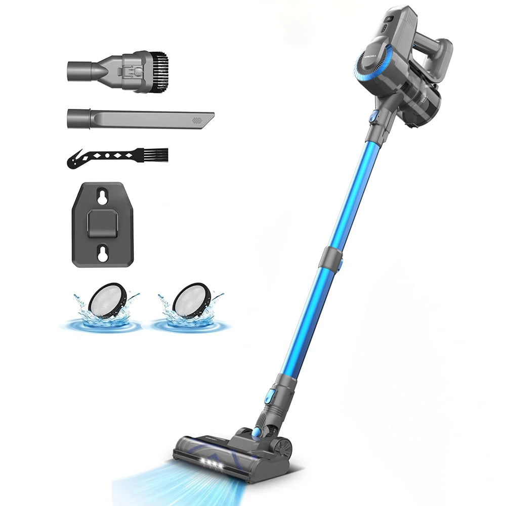 Moktan Sabai Cordless Upright Stick Vacuum Cleaner 20KPa Lightweight for Carpet Pet Hair