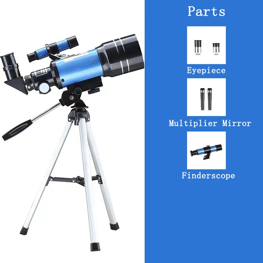 Moktan Sabai 150X HD Astronomical Telescope with Night Vision Long Range Star Moon Viewing Scope