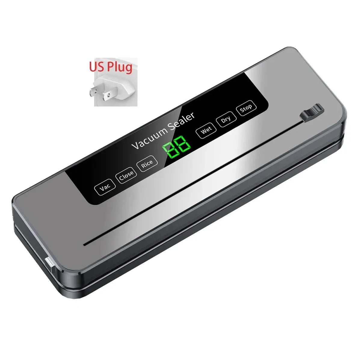 Moktan Sabai Food Vacuum Sealer Machine Wet Dry Modes with UV and Built-in Cutter for Storage