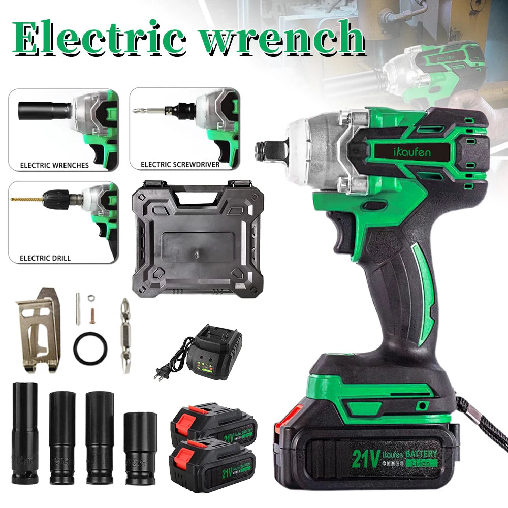 Moktan Sabai 380Nm 21V Brushless Cordless Electric Wrench High Torque Impact Tool