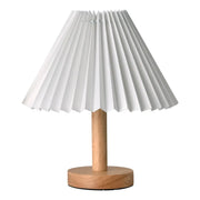 Moktan Sabai Nordic Pleated LED Table Lamp Foldable USB DIY Bedside Night Light Home Decor White
