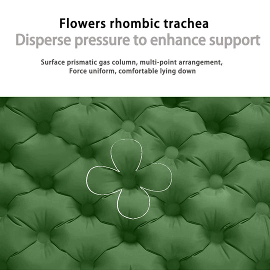 Moktan Sabai Outdoor Double Inflatable Mattress Extra Wide Camping Sleeping Pad Ultralight Bed