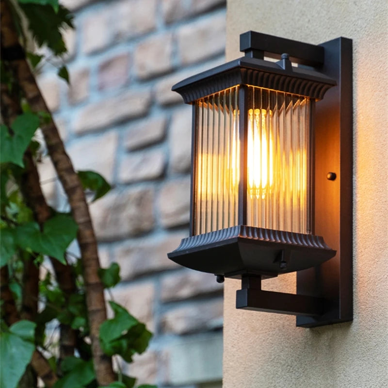 Moktan Sabai Outdoor Waterproof Metal Wall Lamp AC90-260V Exterior Porch Garden Villa Light