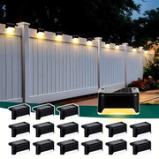 Moktan Sabai Outdoor Solar Deck Lights – Waterproof LED Fence & Step Lamps for Yard & Pathway