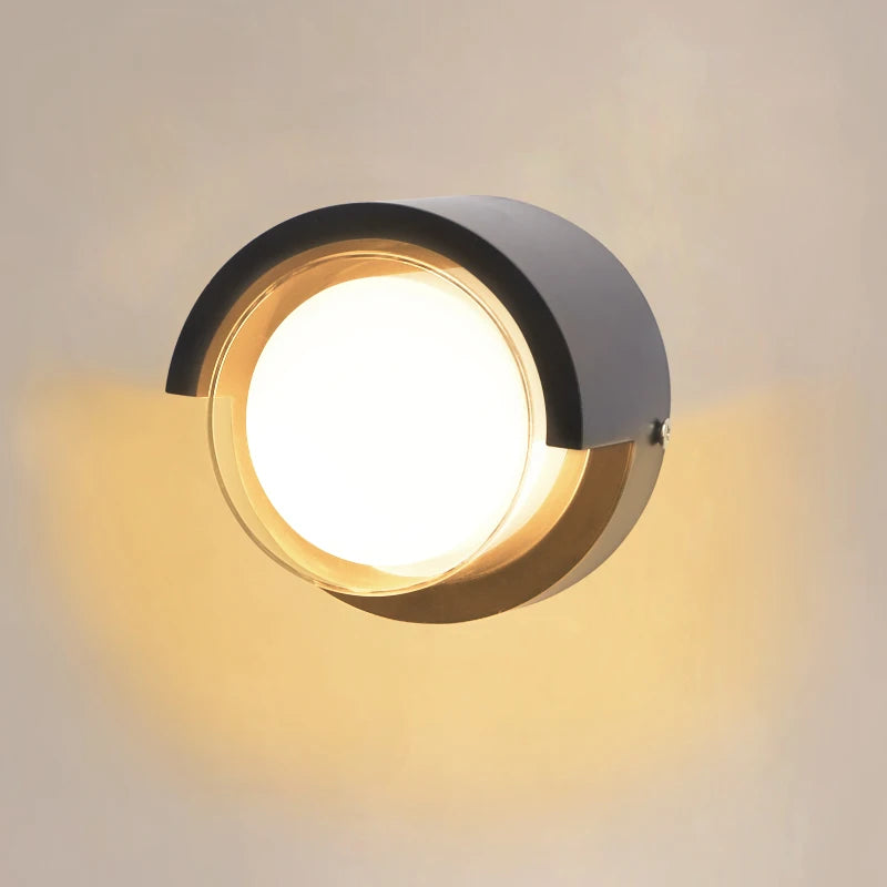 Moktan Sabai LED Outdoor Waterproof Wall Light – Porch Yard Walkway Lamp for Indoor & Garden D
