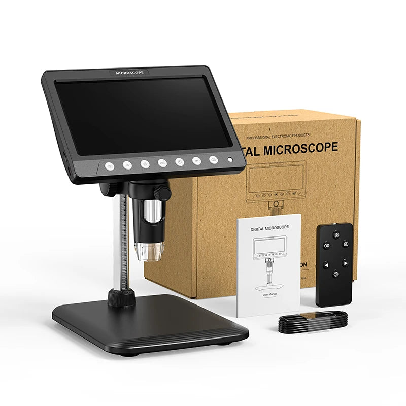 Moktan Sabai 7 Inch IPS Digital Microscope 1200X HD USB Soldering Repair Camera