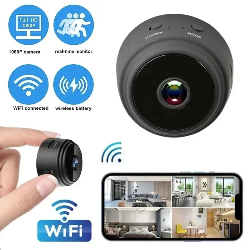 Moktan Sabai A9 HD WiFi Security Camera Smart Home Monitor Wireless Video Surveillance Cam