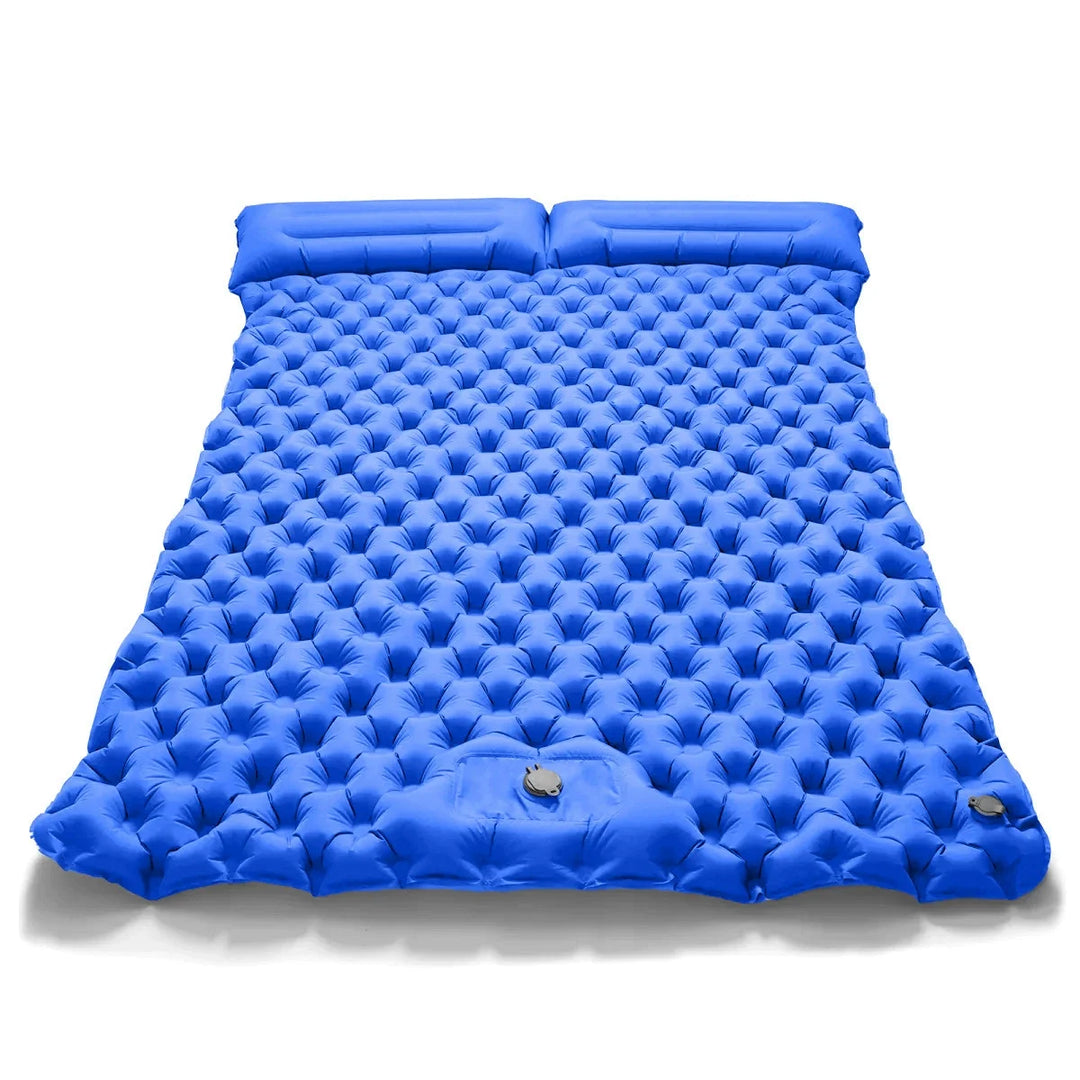 Moktan Sabai Outdoor Double Inflatable Mattress Extra Wide Camping Sleeping Pad Ultralight Bed