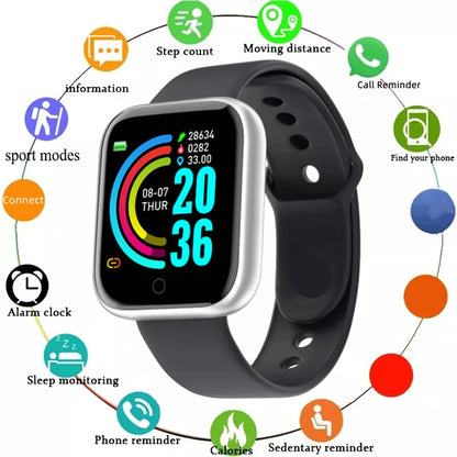 Smartwatch for Men & Women with Fitness Tracker, Messages & Heart Rate Monitor