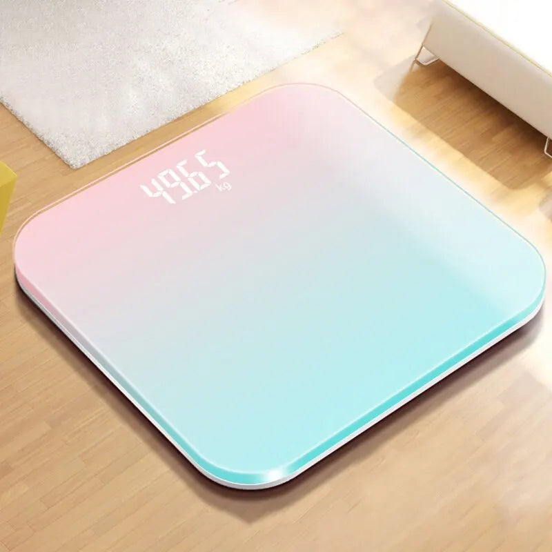 Moktan Sabai Digital Bathroom Scale Glass LED Display Body Weight Scale Smart Electronic Balance