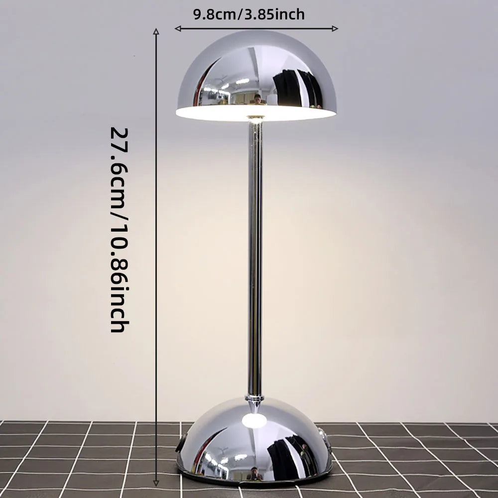 Moktan Sabai LED Touch Table Lamp 3-Color USB Charging Night Light Desk Lamp for Bar Room
