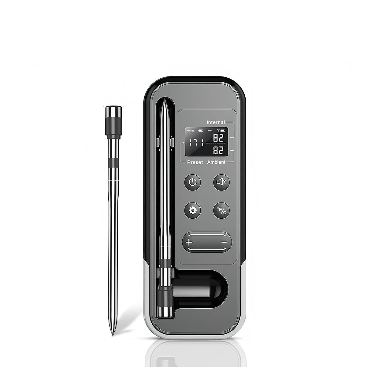 Moktan Sabai Smart Bluetooth BBQ Meat Thermometer Wireless Probe Grill Oven Alarm