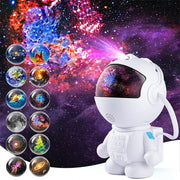 Moktan Sabai Astronaut Galaxy Projector Star Light with 12 Space Films 360 Rotating Planetarium