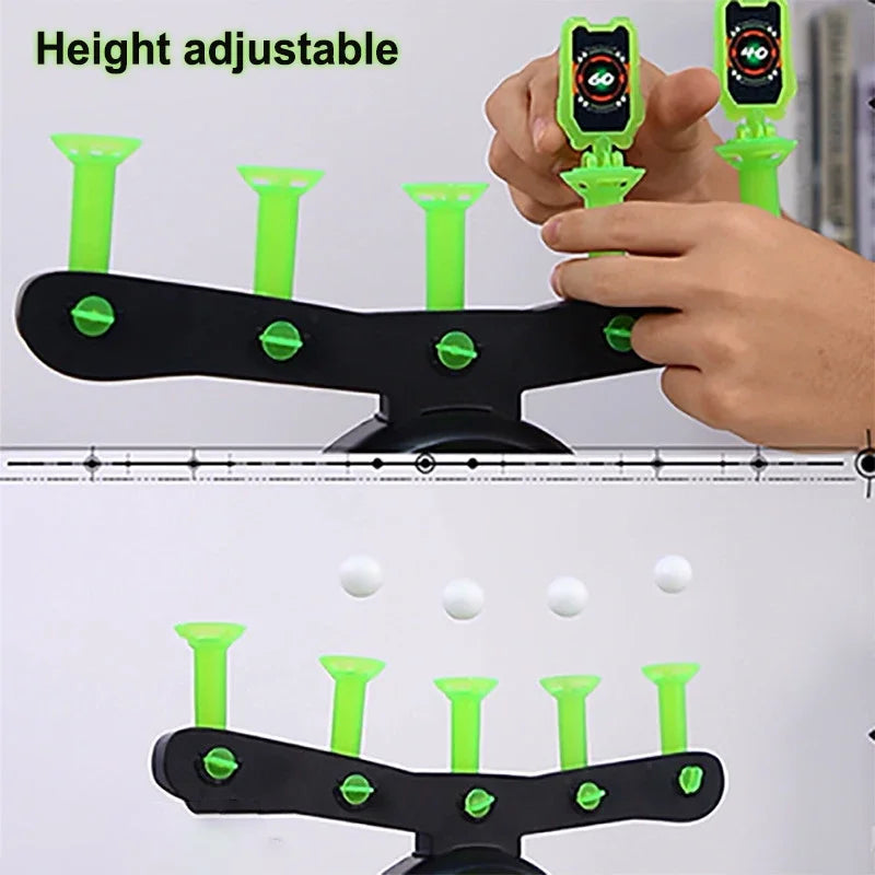 Moktan Sabai Glow-In-The-Dark Floating Target Game for Kids - Foam Dart Shooting Challenge with Sound Effects and Battery-Powered Base