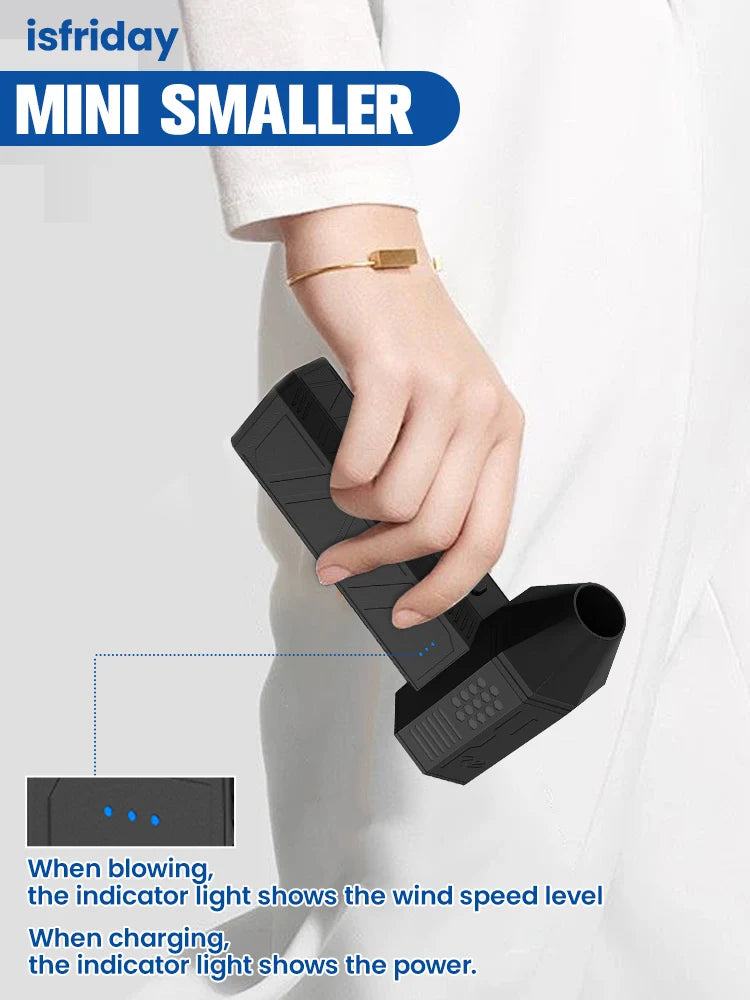 Moktan Sabai 110000RPM Electric Air Duster Cordless Compressed Air Blower Mini Turbo Cleaner