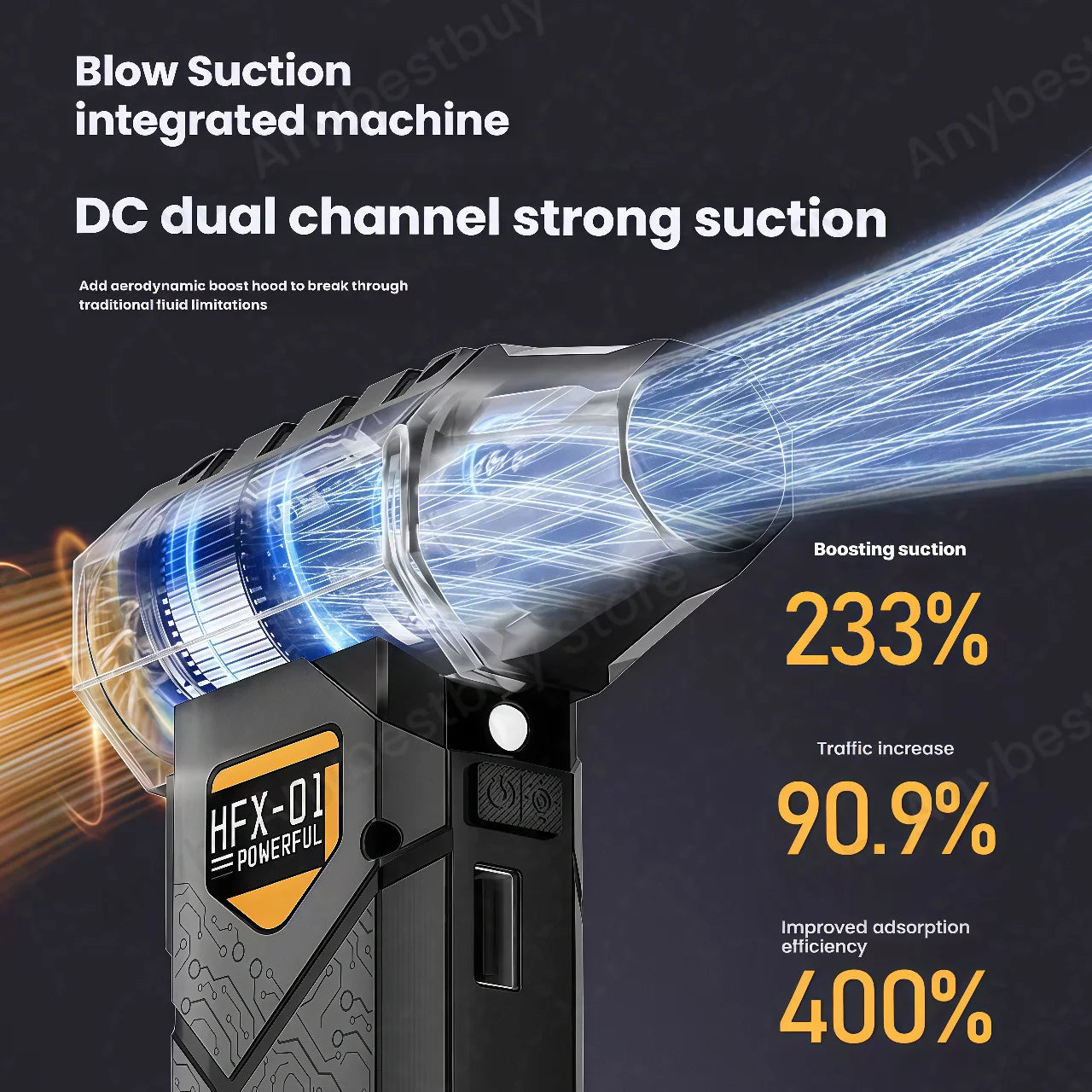 Moktan Sabai Wireless Air Blower – HFX-01 Turbo Compressed Duster with Strong Airflow & Power Bank
