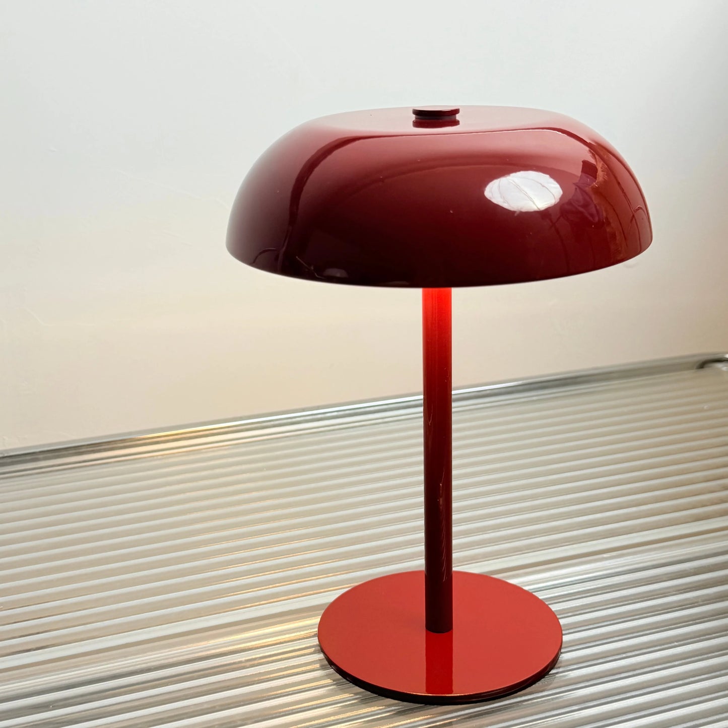 Cute Mushroom Table Lamp Touch Dimmable Rechargeable LED Bedside Night Light