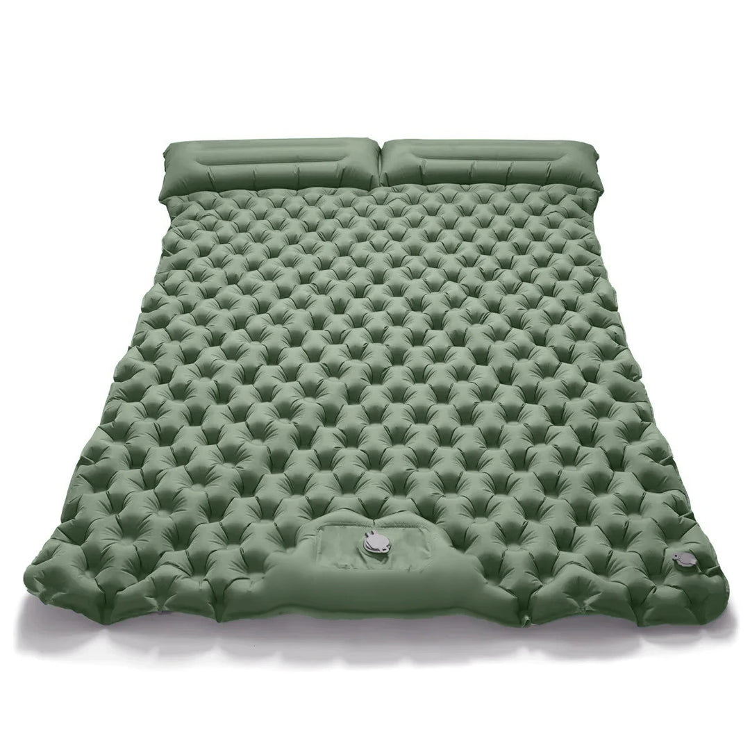 Moktan Sabai Outdoor Double Inflatable Mattress Extra Wide Camping Sleeping Pad Ultralight Bed