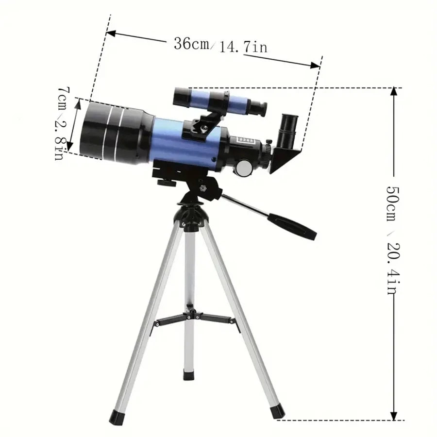 Moktan Sabai 150X HD Astronomical Telescope with Night Vision Long Range Star Moon Viewing Scope