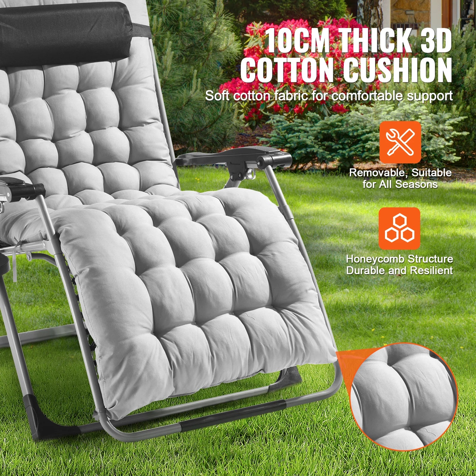 Moktan Sabai Zero Gravity Recliner Chair Adjustable Anti Gravity Lounge Chair with Cup Holder