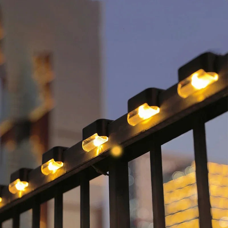 Moktan Sabai Outdoor Solar Deck Lights – Waterproof LED Fence & Step Lamps for Yard & Pathway