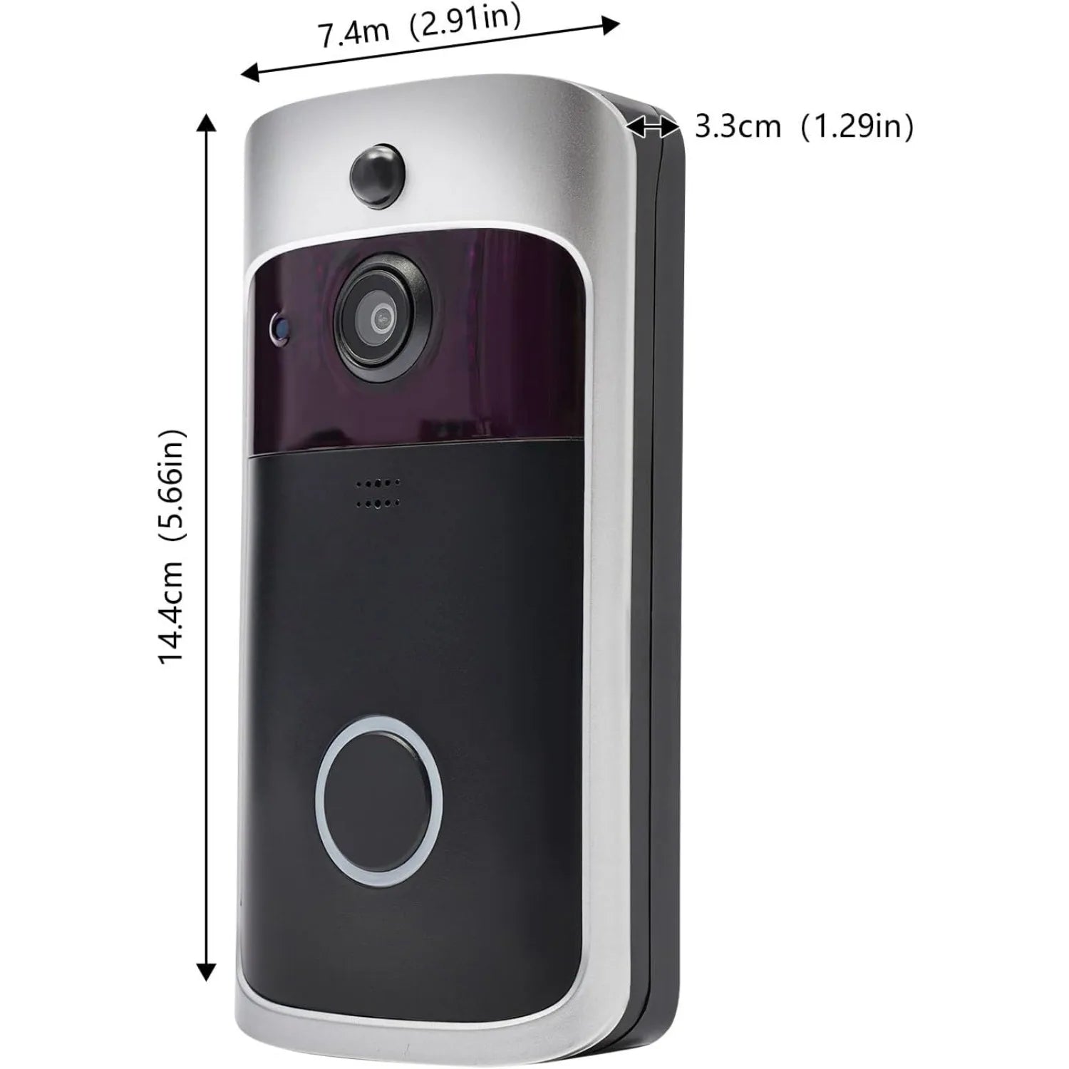 Moktan Sabai Smart WiFi Video Doorbell Camera Night Vision Motion Sensor Voice Control