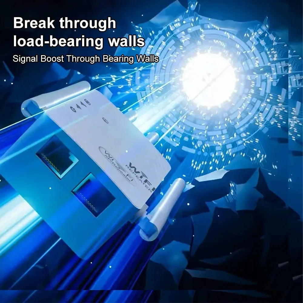Moktan Sabai 1200Mbps Dual Band WiFi Extender Signal Booster Repeater 2.4G 5G