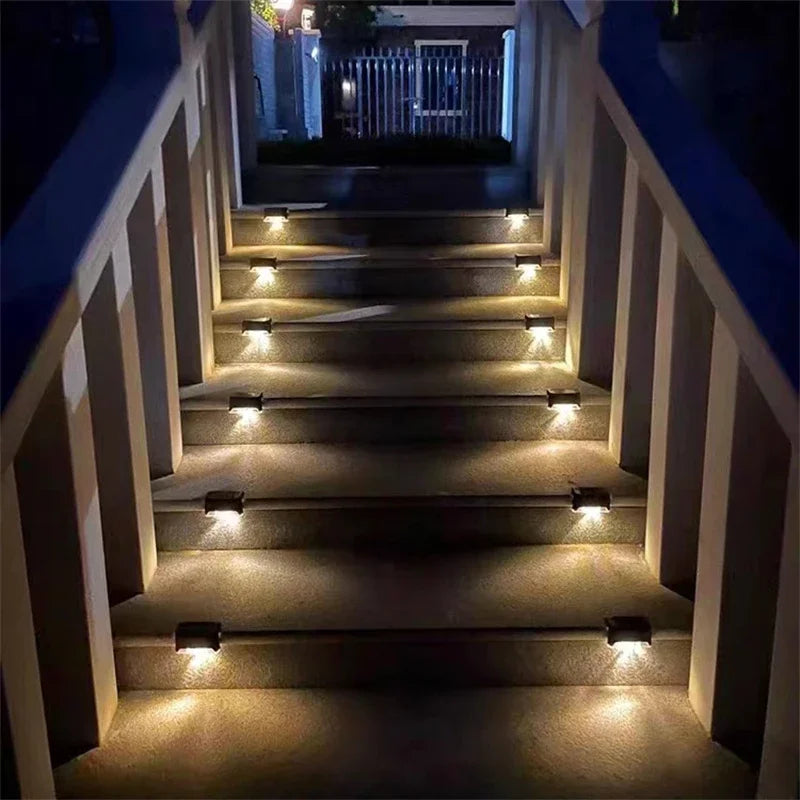 Moktan Sabai Outdoor Solar Deck Lights – Waterproof LED Fence & Step Lamps for Yard & Pathway