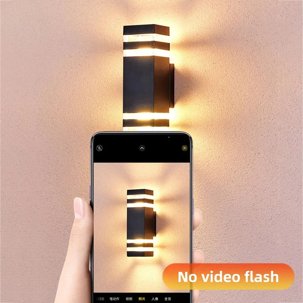 Moktan Sabai LED Outdoor Waterproof Wall Light | E27 Exterior Porch Stair Lamp Fixture
