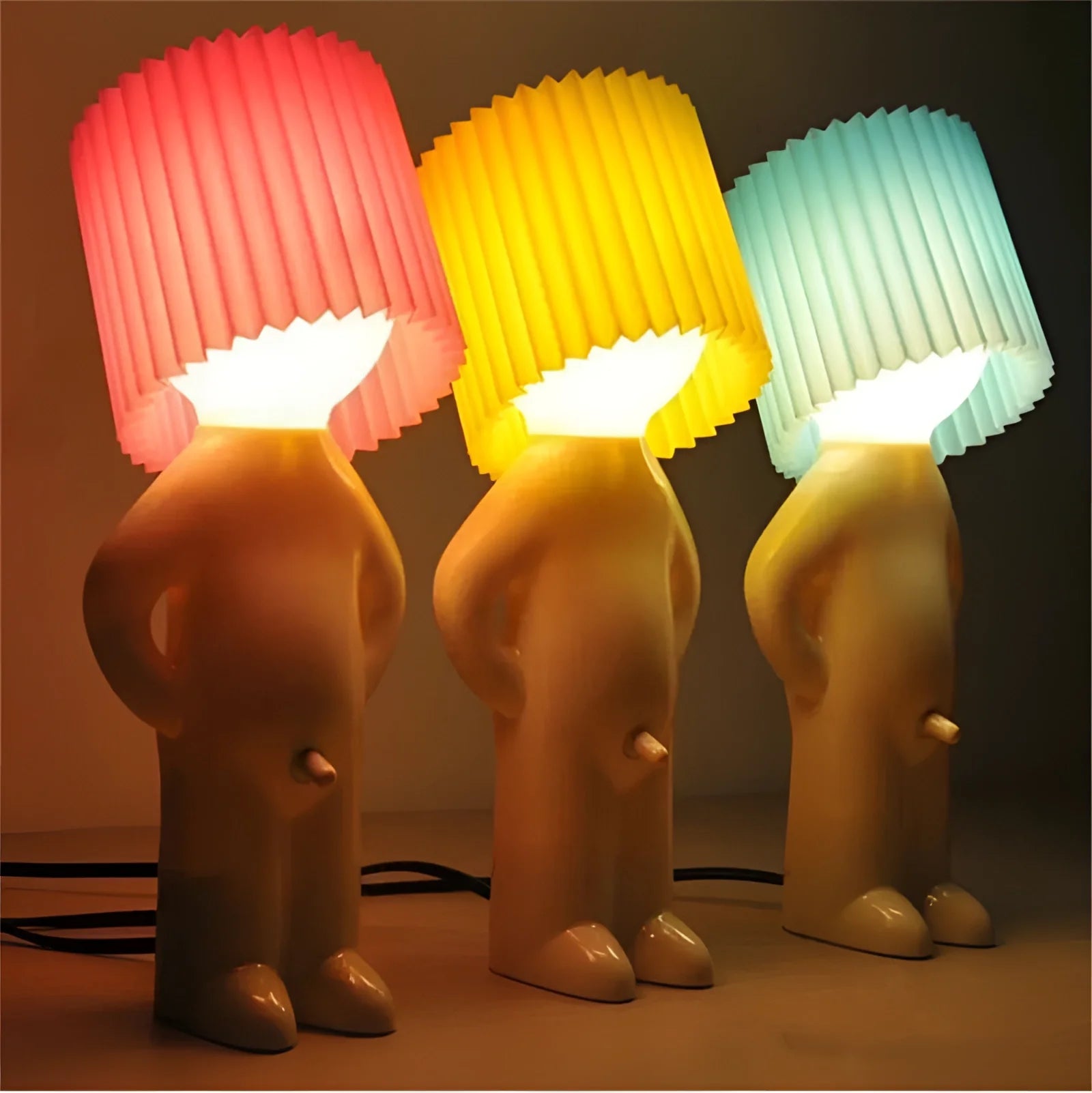 Moktan Sabai Human Shaped Table Lamp Wireless Battery Operated Novelty Light