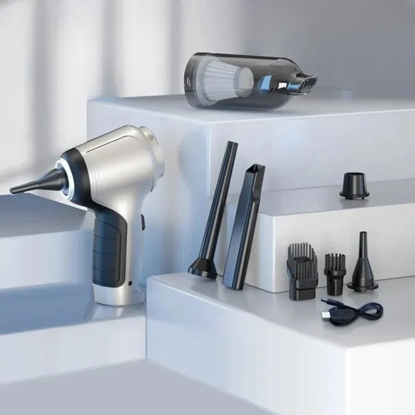 Wireless Car Vacuum Cleaner Strong Suction Cordless Handheld Home Car