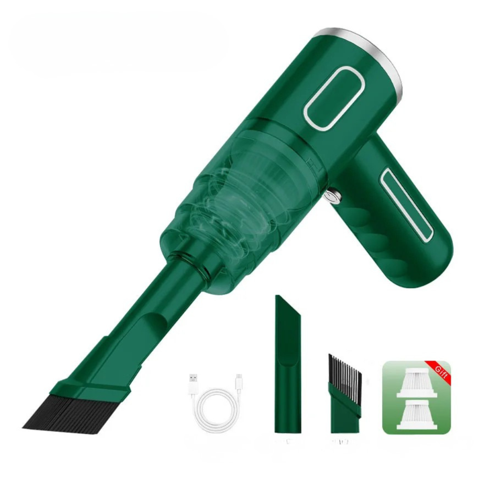 Moktan Sabai Wireless Handheld Vacuum Cleaner Powerful Portable for Sofa Carpet Debris green United States