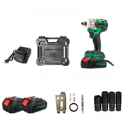 Moktan Sabai 380Nm 21V Brushless Cordless Electric Wrench High Torque Impact Tool green
