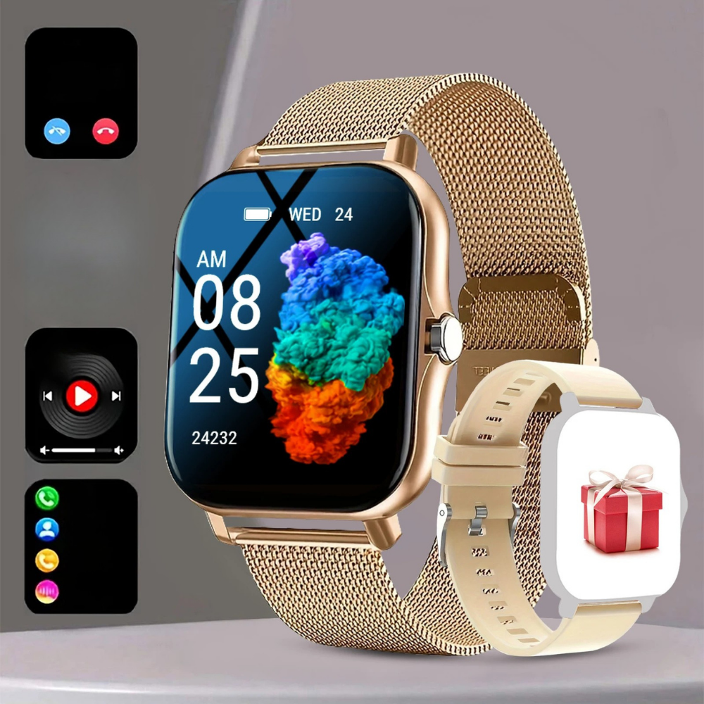 Smart Watch Bluetooth Call Touch Screen Fitness Tracker Sports Watch for Android