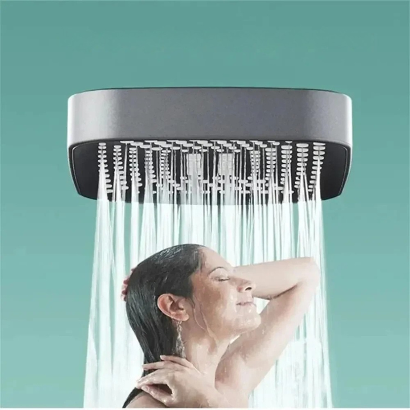 Moktan Sabai Adjustable Rainfall Shower Head 3 Mode High Pressure Water Saving Bathroom Mixer