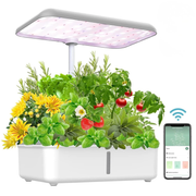 Moktan Sabai Smart WiFi Hydroponic Growing System Indoor Herb Garden LED Grow Light