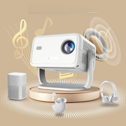 Moktan Sabai 1080P 4K Projector 650ANSI Android 11 Auto Focus WiFi6 BT5.2 Portable Outdoor