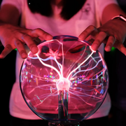 Moktan Sabai Magic Crystal Plasma Ball Lamp – LED Night Light for Kids, Bedroom & Novelty Decor