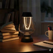 Moktan Sabai Rechargeable Dimmable LED Filament Table Lamp – Nordic Cordless Bedside Light Warm White
