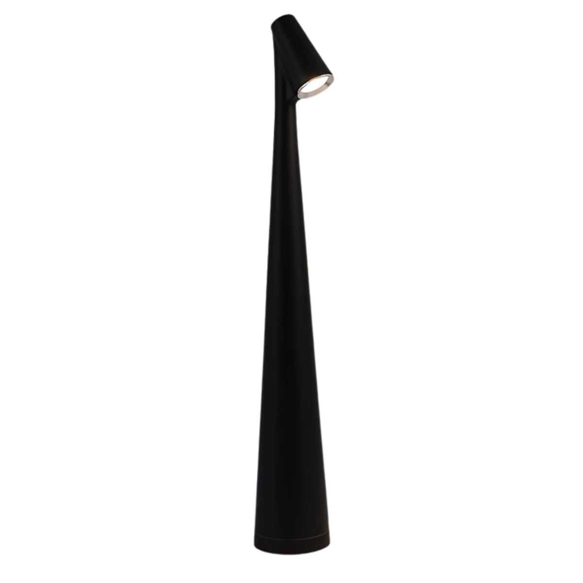 Moktan Sabai Rechargeable Touch LED Table Lamp – 3 Color Dimmable Light for Reading & Bedroom Black