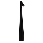 Moktan Sabai Rechargeable Touch LED Table Lamp – 3 Color Dimmable Light for Reading & Bedroom Black