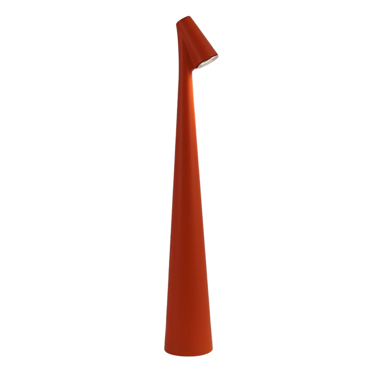 Moktan Sabai Rechargeable Touch LED Table Lamp – 3 Color Dimmable Light for Reading & Bedroom Orange
