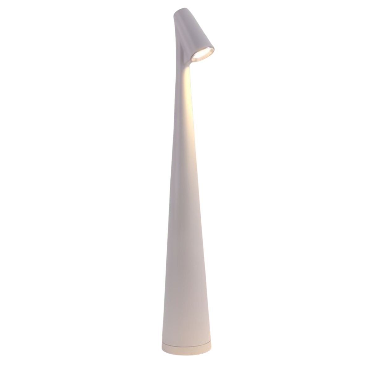 Moktan Sabai Rechargeable Touch LED Table Lamp – 3 Color Dimmable Light for Reading & Bedroom White