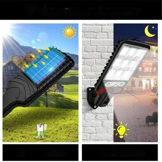 Solar Outdoor Lights: 2PCS-LED Waterproof Motion Sensor Security Lamp