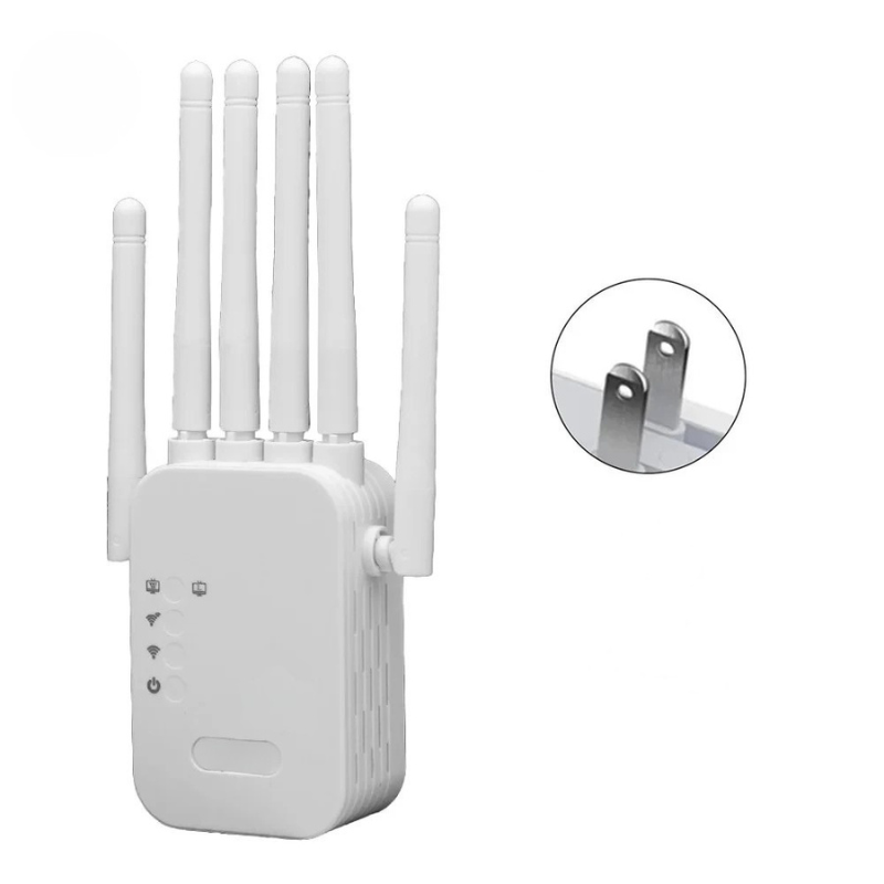 Moktan Sabai 1200Mbps Dual Band WiFi Extender Signal Booster Repeater 2.4G 5G 1200Mbps US Plug