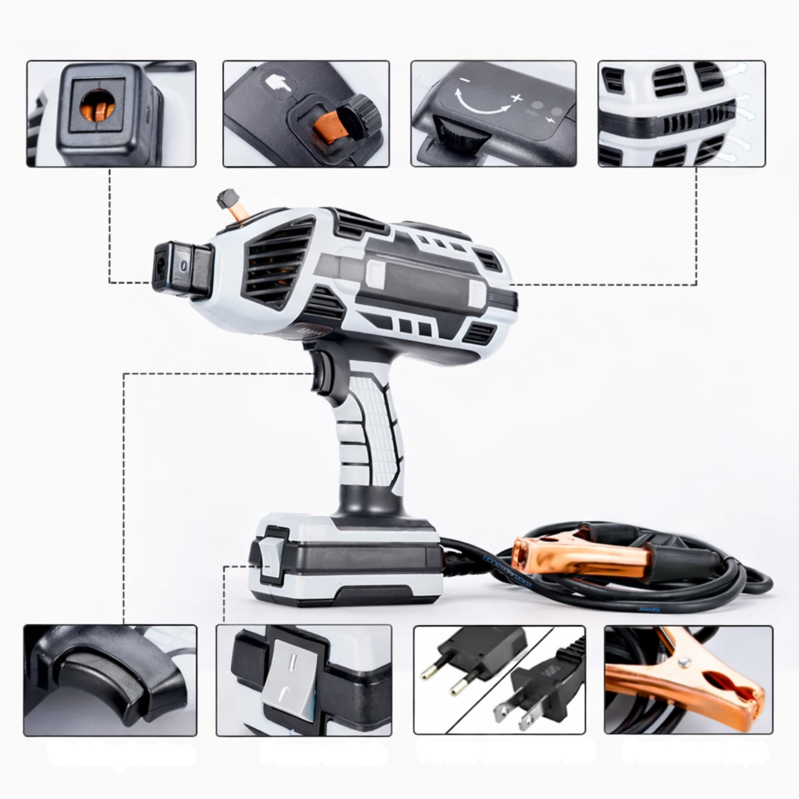 Moktan Sabai 4600W Handheld Arc Welder Mini Portable Welding Machine Home DIY Euro 220V