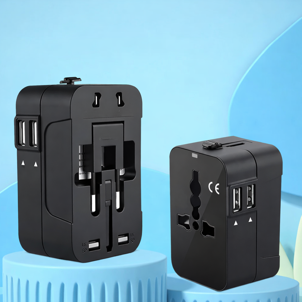 Moktan Sabai Universal Travel Adapter EU UK US AU Plug Converter Dual USB Power Charger